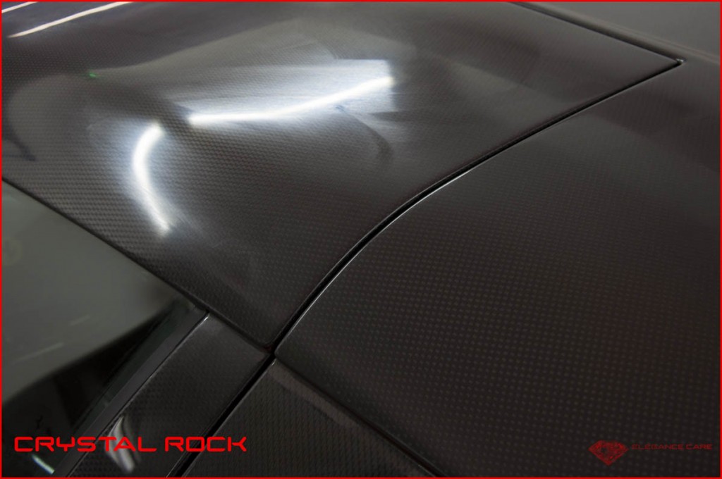 6 crystal rock sur carbone